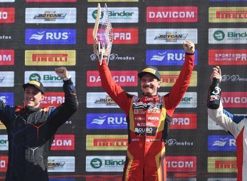 RENZO CERRETTI SUBIÓ A LO MÁS ALTO DEL PODIO EN RÍO CUARTO