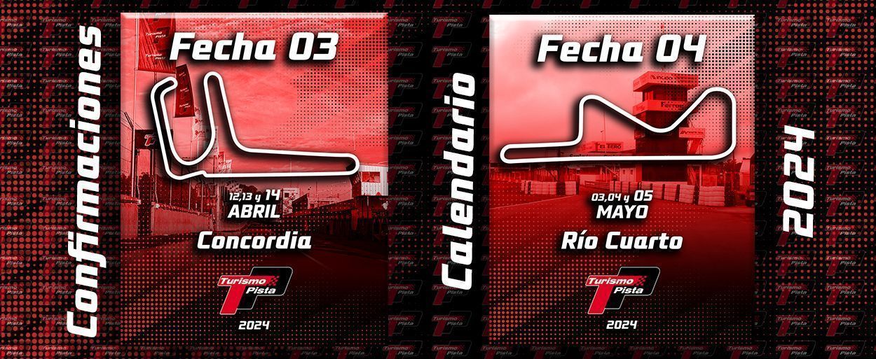 YA ESTAN LOS CIRCUITOS DE LA TERCERA Y CUARTA FECHA DE LA TEMPORADA