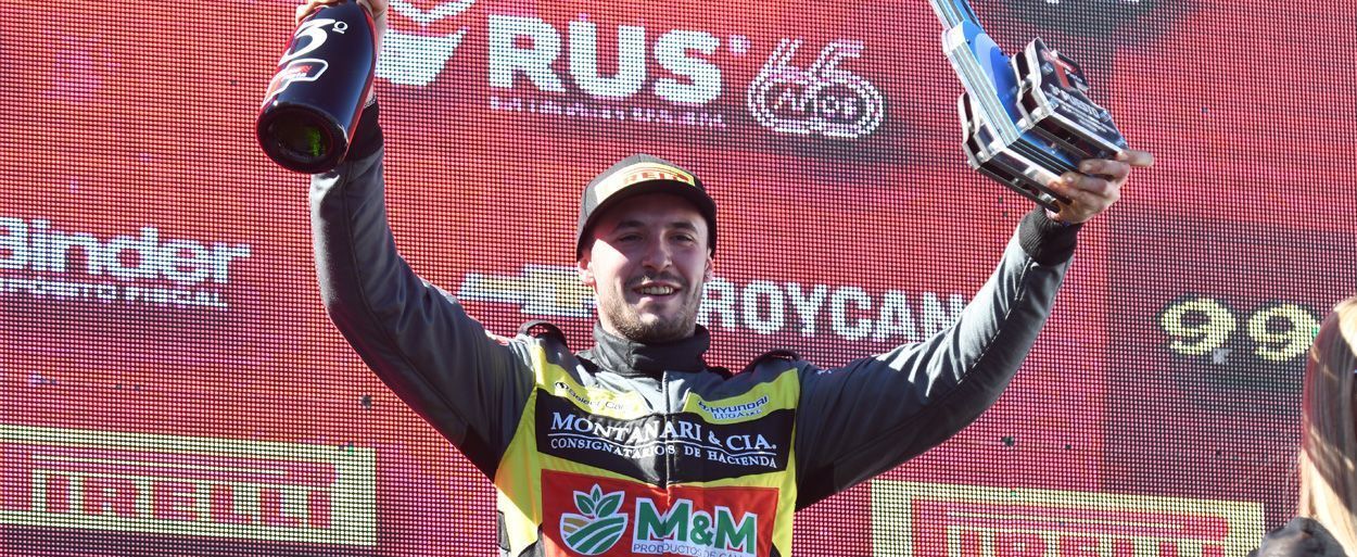 PRIMER PODIO DENTRO DEL TURISMO PISTA PARA JUAN PERUGINI