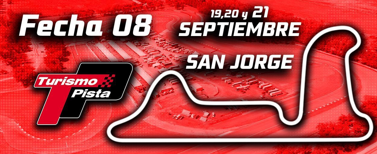 EL TURISMO PISTA REGRESA A SAN JORGE PARA LA 8ª FECHA DEL CAMPEONATO 2025