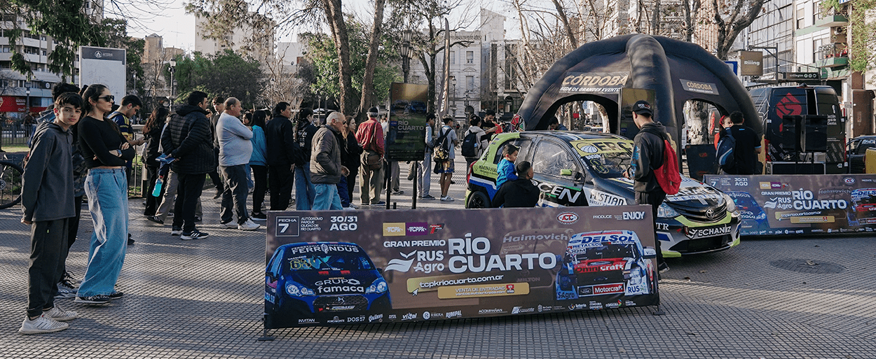 SE REALIZÓ UNA ACCIÓN PROMOCIONAL DE TURISMO PISTA EN EL CENTRO DE RÍO CUARTO