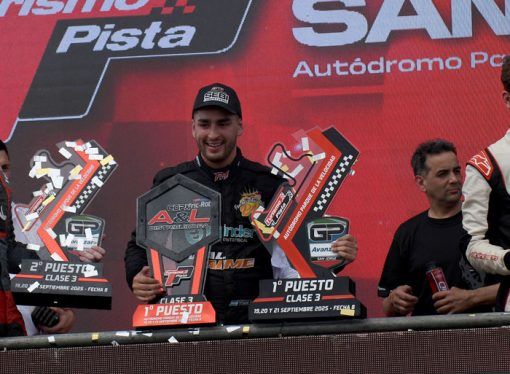 FEDERICO HERMIDA INSCRIBIÓ SU NOMBRE COMO GANADOR EN LA CLASE TRES