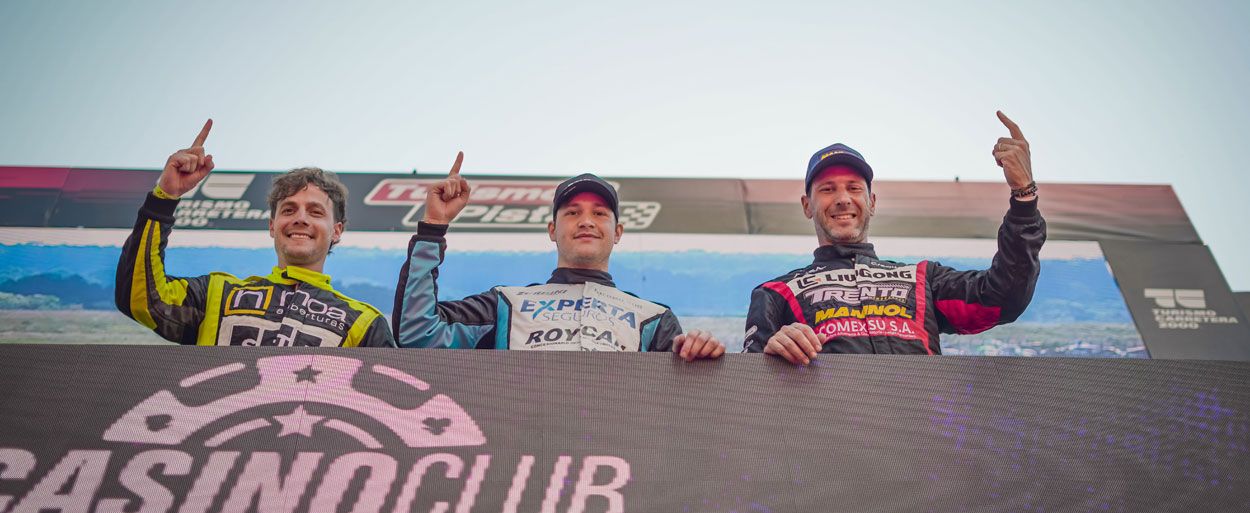 CANAPINO, STIEGLITZ Y PEZZUCCHI SE REPARTIERON LAS SERIES EN CONCORDIA