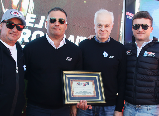TURISMO PISTA RECONOCIÓ A LA ACTC POR EL MARTÍN FIERRO