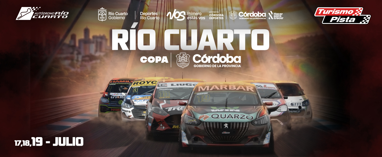 CON LA COPA GOBIERNO DE CÓRDOBA, EL TURISMO PISTA VUELVE A RÍO CUARTO