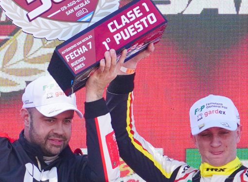 NICOLÁS GONZÁLEZ HEREDÓ EL ESCALÓN MÁS ALTO DEL PODIO ENTRE LOS INVITADOS DE LA CLASE UNO