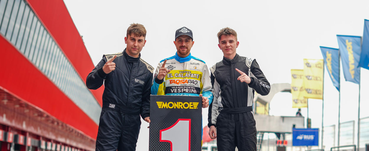 BULL, COLLODORO Y POSSIEL SE REPARTIERON LAS SERIES DE LA CLASE UNO EN TERMAS DE RÍO HONDO